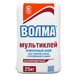 ВОЛМА плиточный клей для всех видов